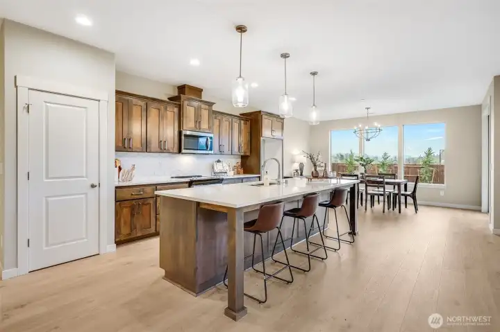Example of builder finishes in similar staged model home