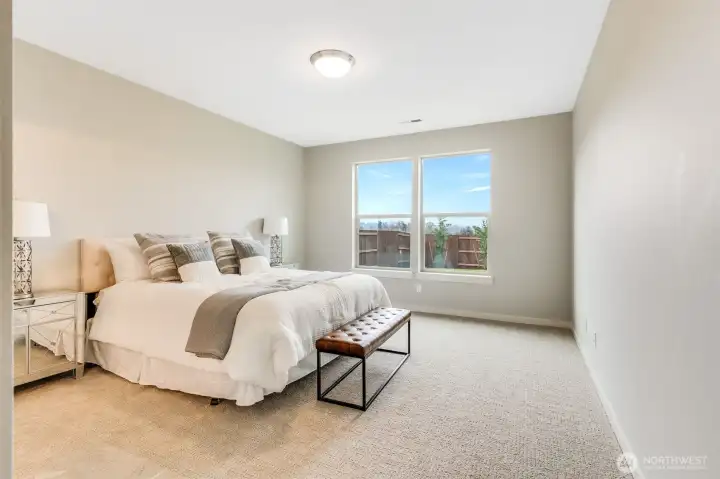 Example of builder finishes in similar staged model home