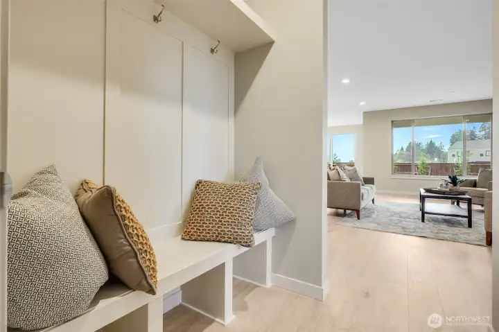 Example of builder finishes in similar staged model home