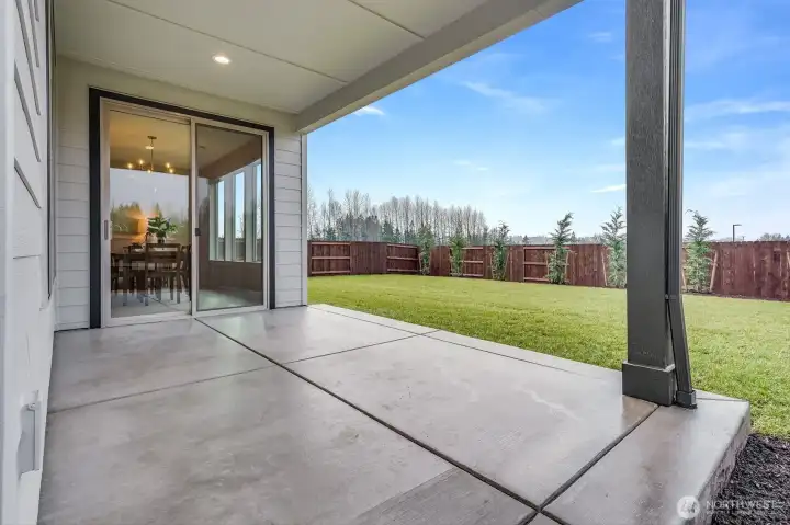 Example of builder finishes in similar staged model home