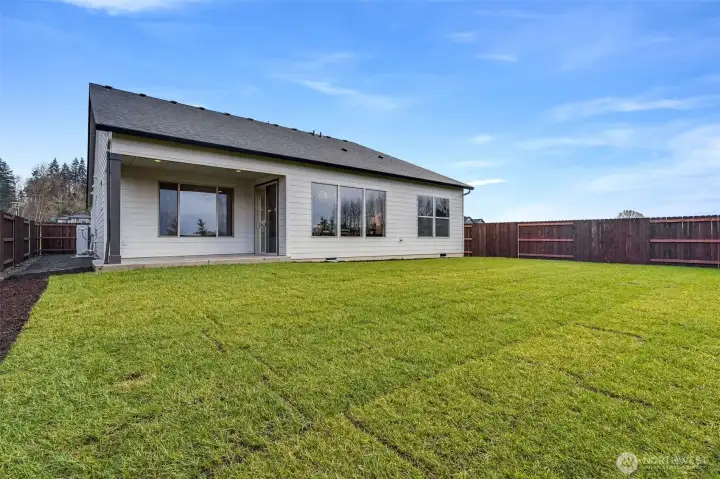 Example of builder finishes in similar staged model home