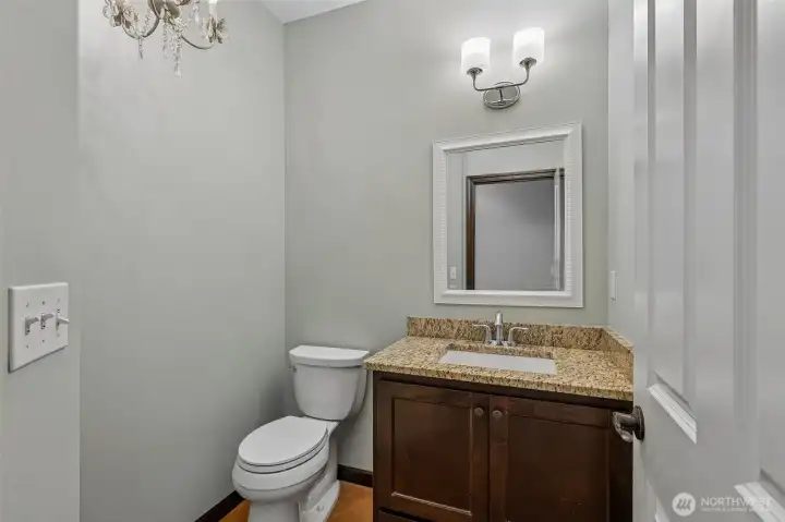 Powder Rm. off main hallway.