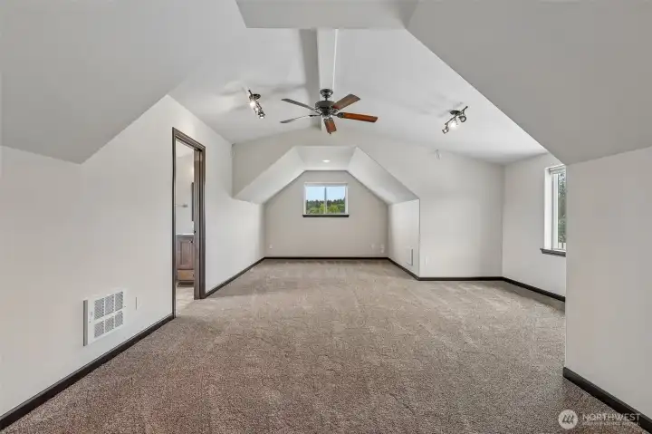 Bonus Rm above the garage, accessed from inside the house.