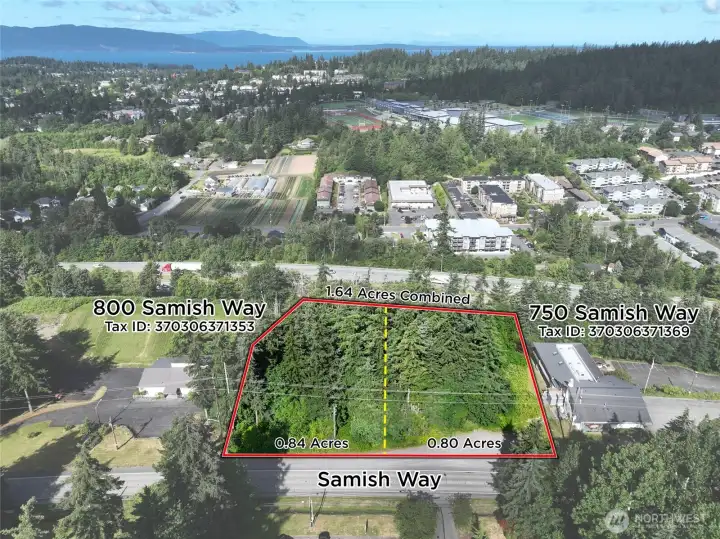 View - Both lots: 750 & 800 Samish Way View - Both lots: 750 & 800 Samish Way