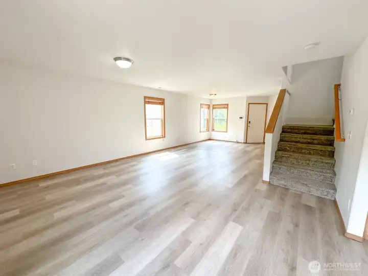 New LVP floors throughout upper & lower levels New LVP floors throughout upper & lower levels