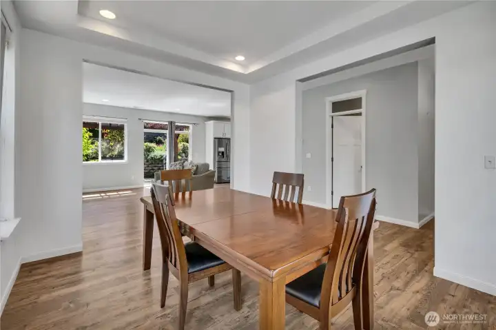 In addition to seating at kitchen island, check out this large formal dining area! In addition to seating at kitchen island, check out this large formal dining area!