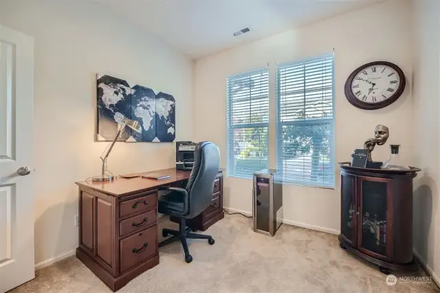 Main floor den/office. Perfect work from home space.