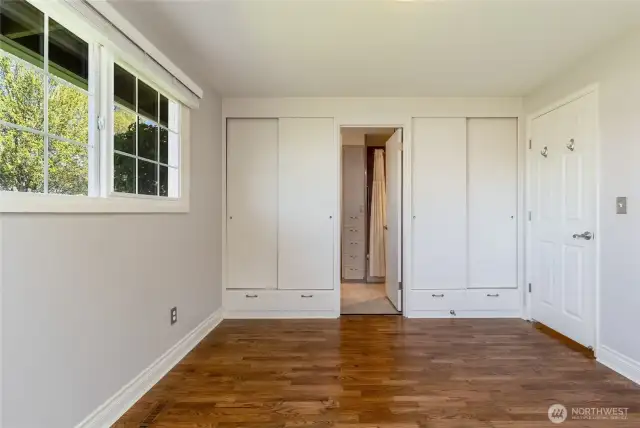 Bedroom #2 with dual closets