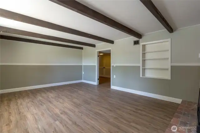 Large lower level Family room
