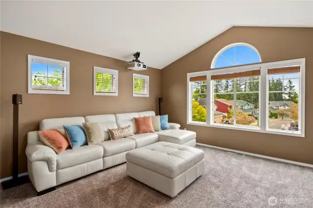 The bonus room upstairs can also be a large 5th bedroom, which was one of the options during original construction