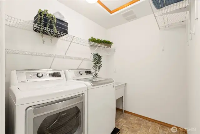 Upstairs laundry!