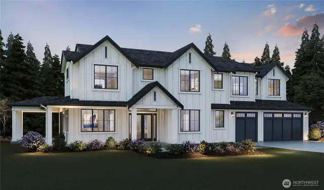 *Note: This image is an example rendering and does not depict the actual home. See Spec Guide for actual colors/materials.