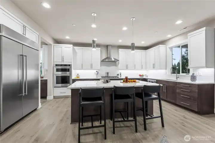 48" Built-in KitchenAid Refrigerator is included! Photos are for representational purposes only.  Colors and options may vary.