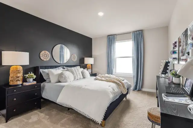 Bedroom 3. Photos are for representational purposes only.  Colors and options may vary.