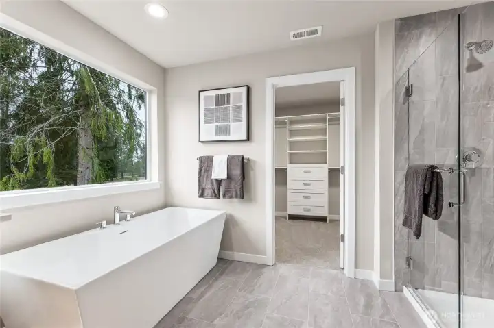 Take a Bubble Bath & soak up the mountain views! Photos are for representational purposes only.  Colors and options may vary.