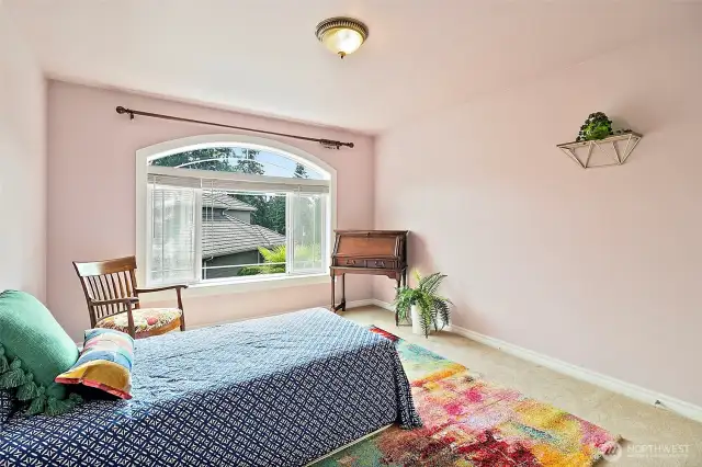 One of the five bedrooms upstairs...all are generous in size.