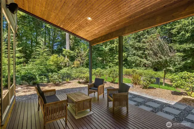View of deck with full scope of property