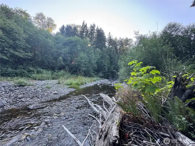 234 Ft of Riverfront footage belonging to property