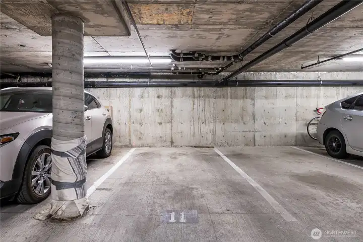 Parking Spot #11, plus a storage closet