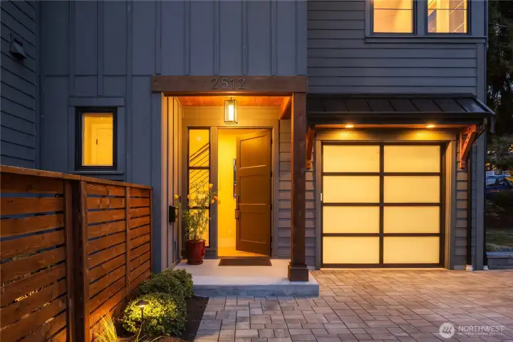 Impressive corner lot with beautiful entry