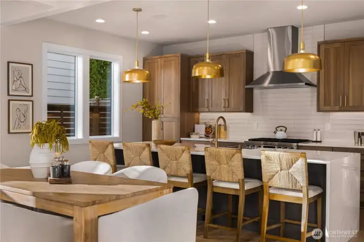 Open kitchen concept