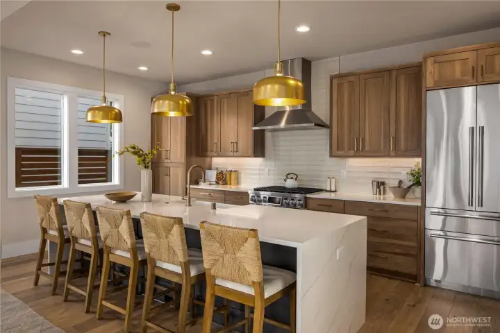 Grand entertaining kitchen