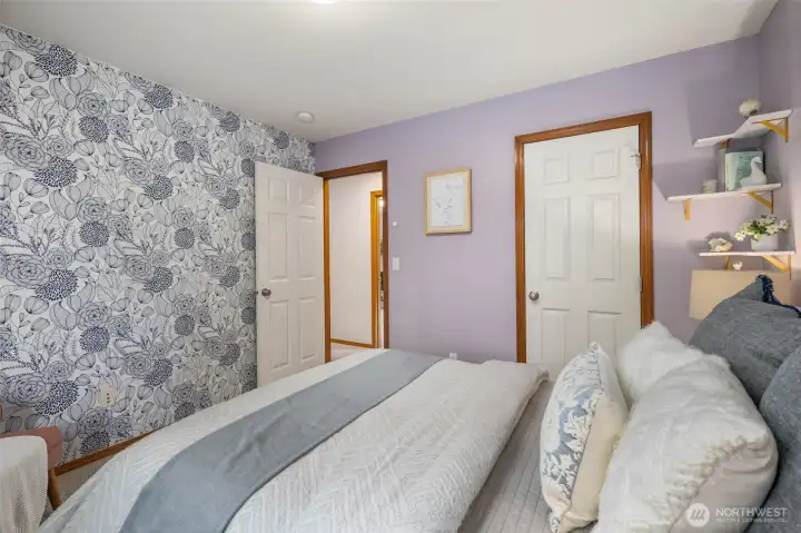 Bedroom #3 has walk in closet