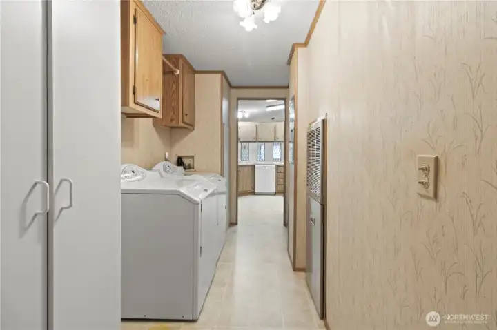 Utility room off the kitchen.
