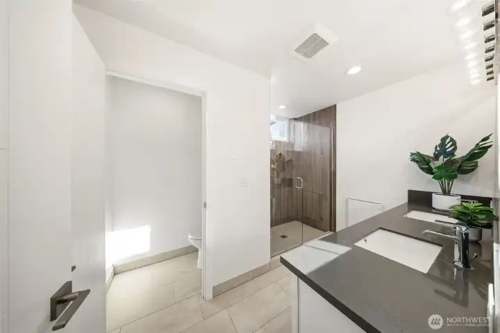 Primary suite bathroom