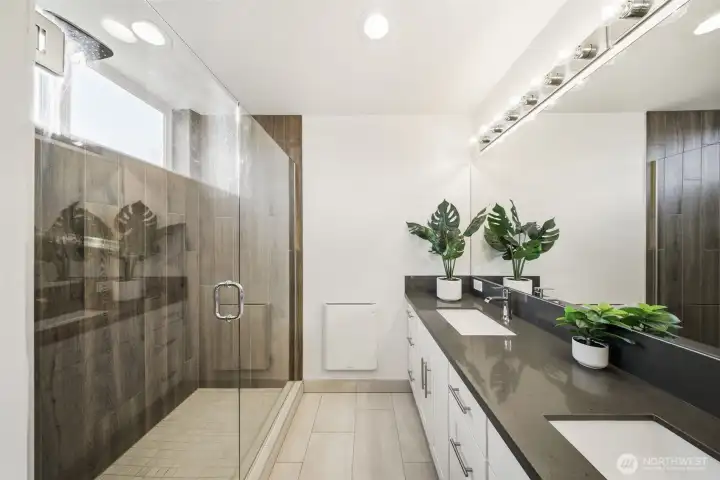 Primary suite bathroom