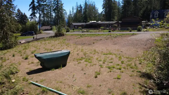 View from the back of the property.