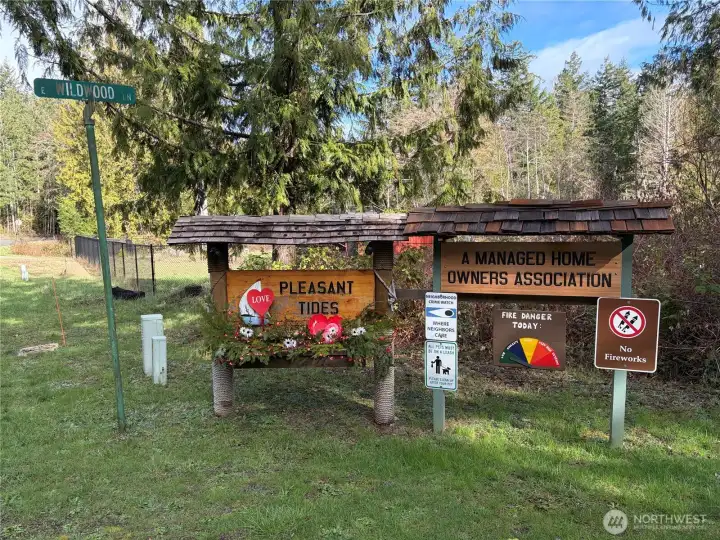 Lot is located in the Pleasant Tides Community.