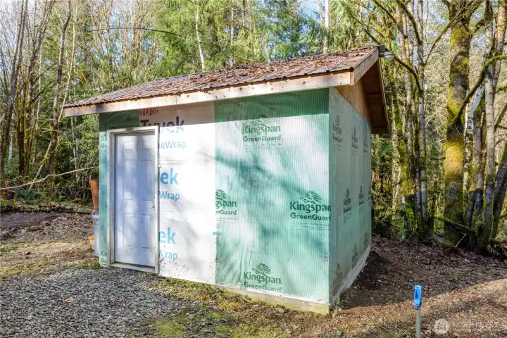 Shed closest to house