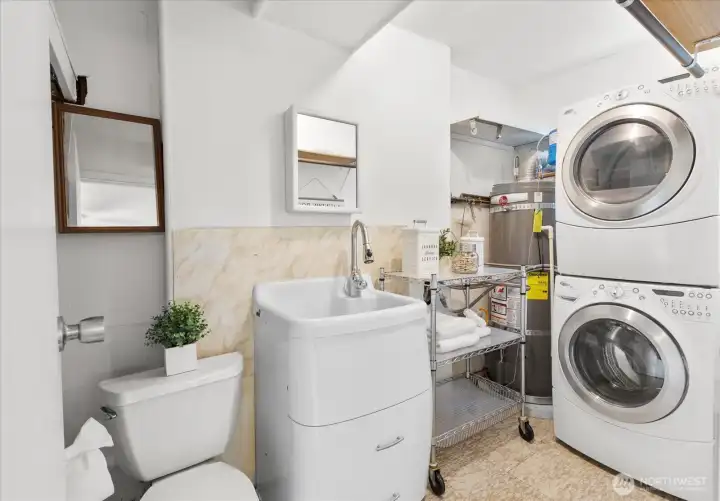 Utility Room + half bath
