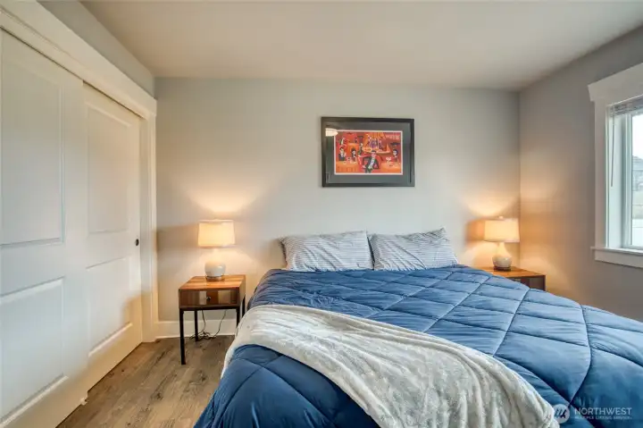 Large closets in both guest rooms