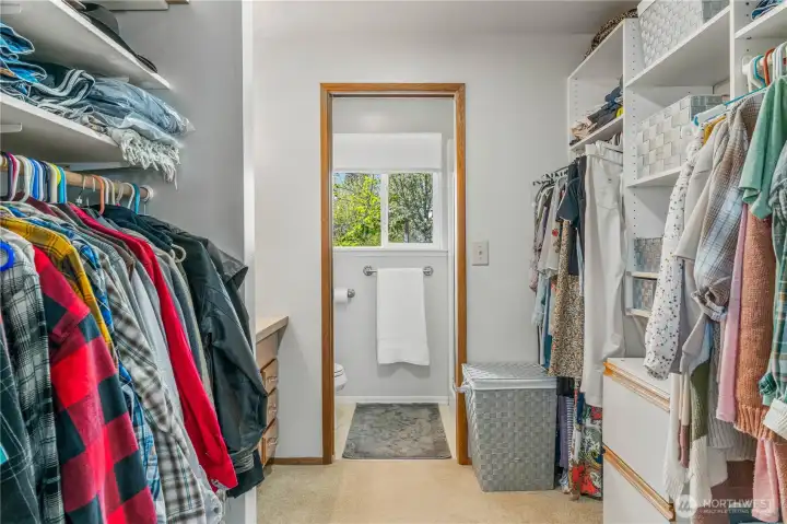 Plenty of closet space