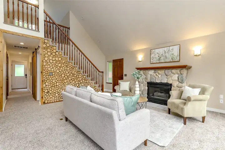 Another angle that also shows another entry door if you prefer your guests entry into loving space.