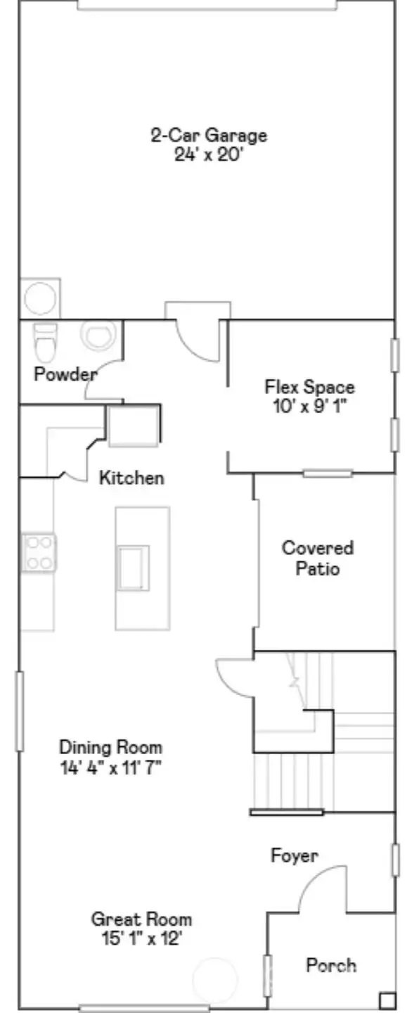 Main Level Floor Plan (approx)