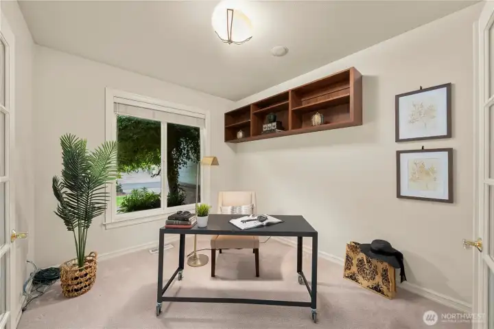 Study/Den just of the entry.