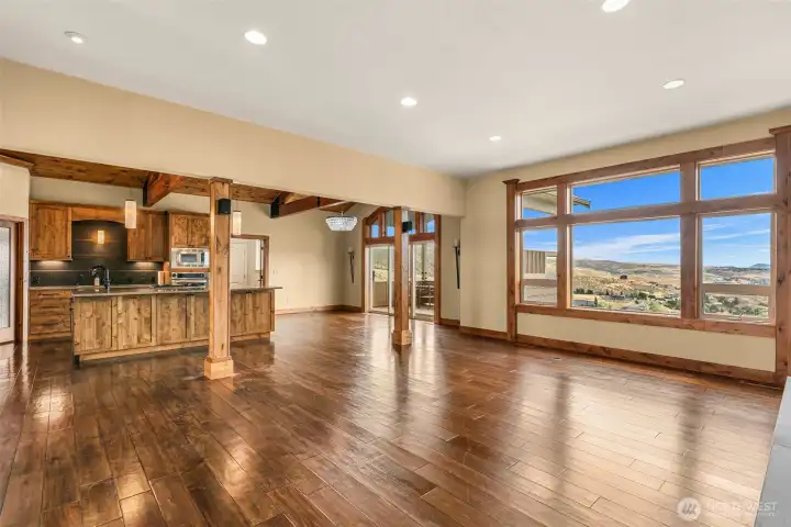 Great Room with Hardwood flooring Great Room with Hardwood flooring