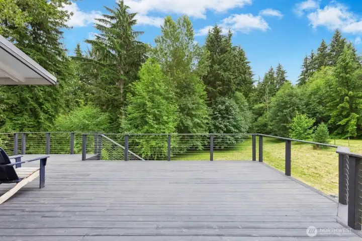 deck with access from living room and primary bedroom deck with access from living room and primary bedroom