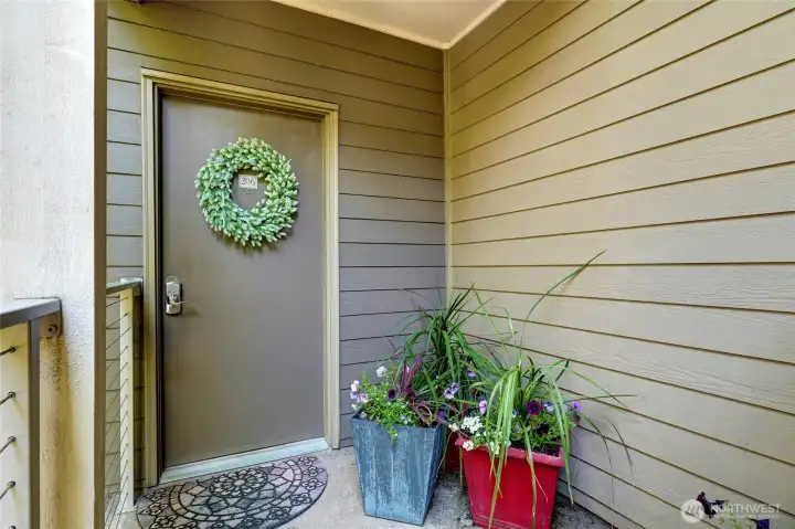 Front Entry with secure keylock access Front Entry with secure keylock access