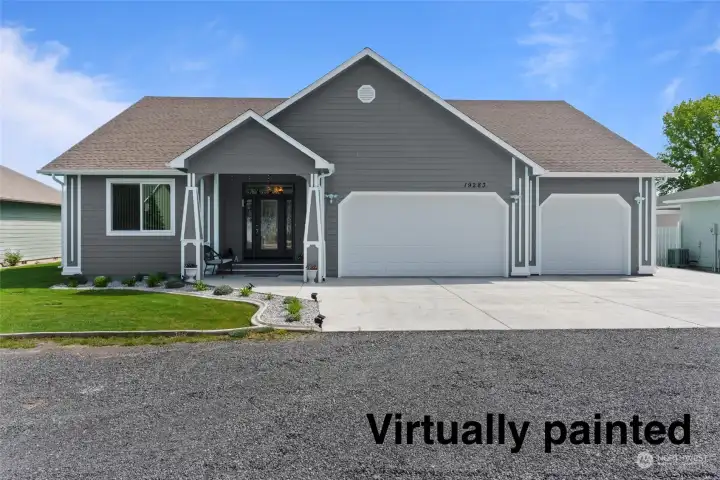Virtually painted to show color options! Buyers, choose your own colors!