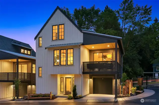 Experience Thornton Creek Commons, an artfully crafted new community of 9 high performance homes clustered in NE Seattle, a 3 block stroll to neighborhood amenities!  Walk score = 78!