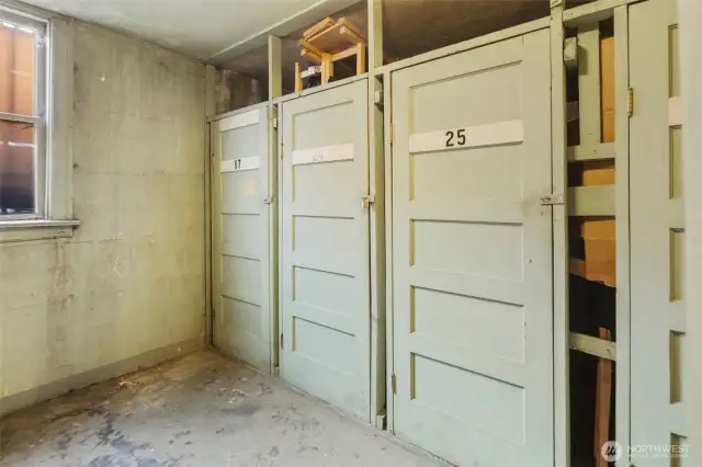 Storage space 25