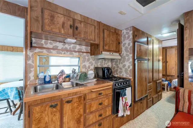 Well appointed kitchen.