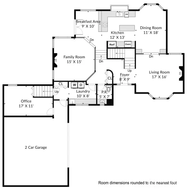 Main Level Floorplan