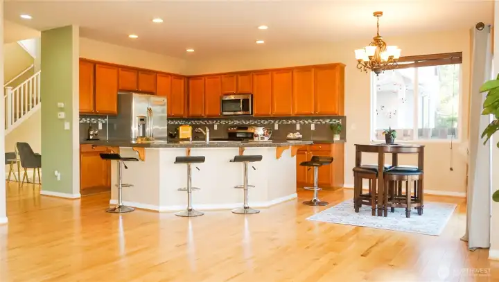 Spacious kitchen