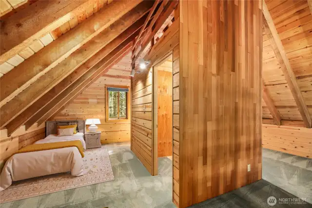 Virtually staged. 2nd bedroom/loft.