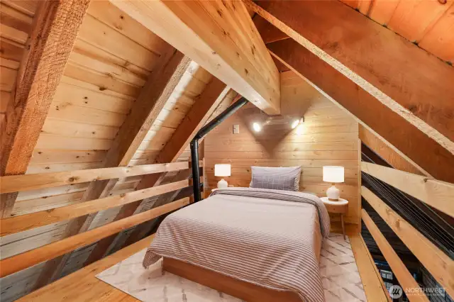 Virtually staged. 4th Sleeping area.